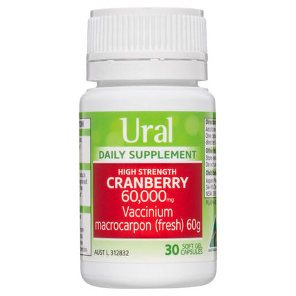 Ural High Strength Cranberry 30 Capsules