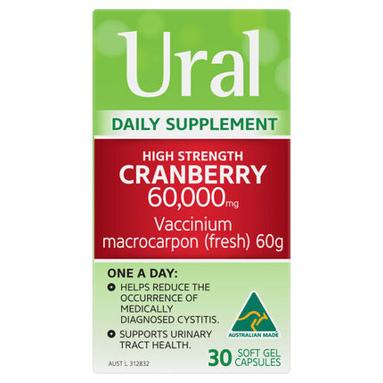 Ural High Strength Cranberry 30 Capsules