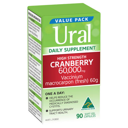 Ural High Strength Cranberry 90 Capsules