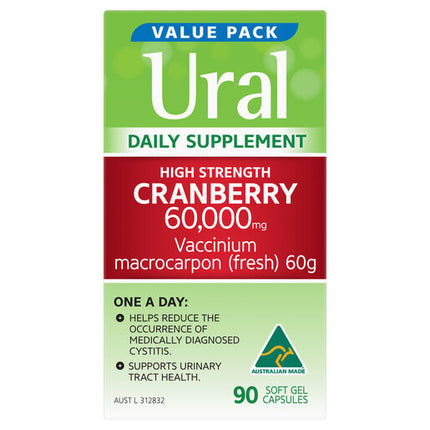 Ural High Strength Cranberry 90 Capsules