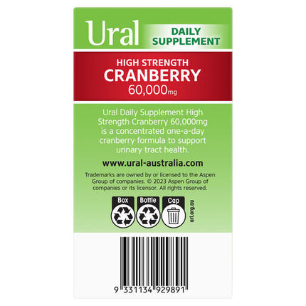 Ural High Strength Cranberry 90 Capsules