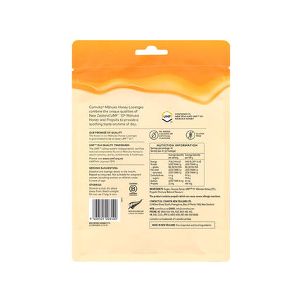 Comvita Manuka Honey Lozenges (with Propolis) - Lemon 40 loz
