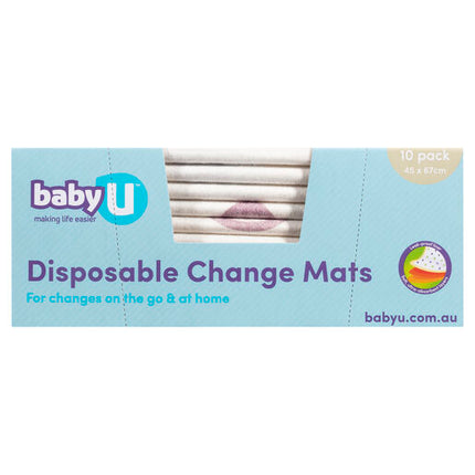 Baby U Change Mats 10 Pack