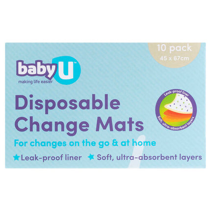 Baby U Change Mats 10 Pack