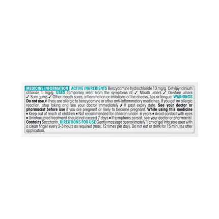 Difflam Anti-inflammatory Mouth Gel 10g