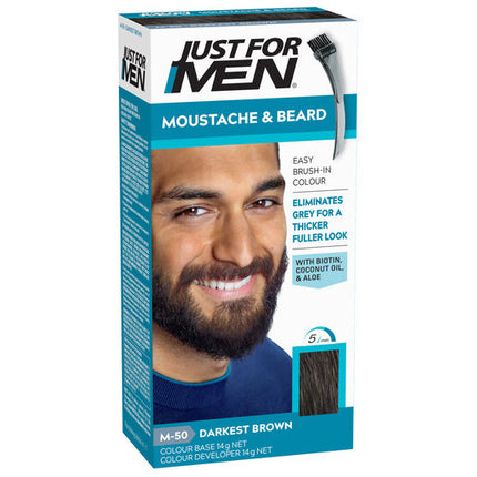 Just for Men Moustache + Beard Darkest Brown