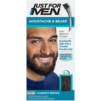 Just for Men Moustache + Beard Darkest Brown