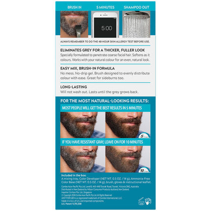 Just for Men Moustache + Beard Darkest Brown