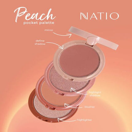 Natio Pocket Palette 12g Peach