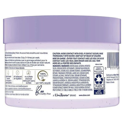 Dove Crushed Lavender and Coconut Milk Exfoliating Body Polish 298g