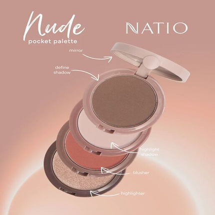 Natio Pocket Palette 12g Nude