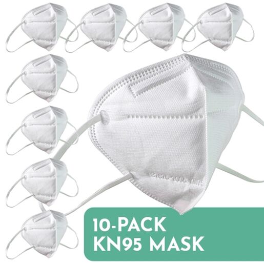 Ilda Self Priming Filter Type Anti Particle Respirator Face Mask KN95 10 Pack