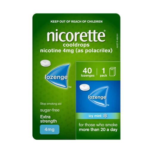 Nicorette Cooldrops Lozenge 4mg 40 Pack