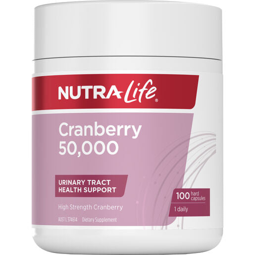 Nutra-Life Cranberry 50,000 High Strength 100 Capsules