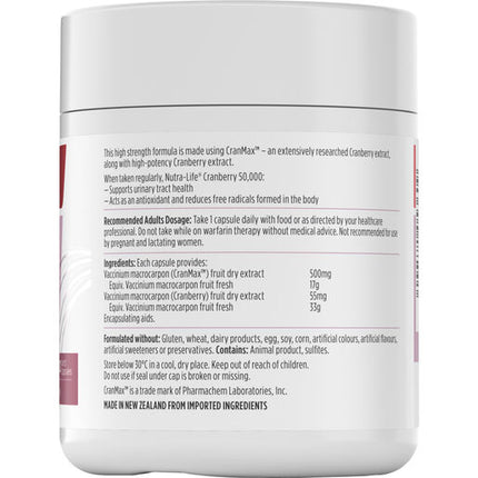 Nutra-Life Cranberry 50,000 High Strength 100 Capsules