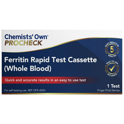 Chemists' Own Procheck Ferritin Rapid Test