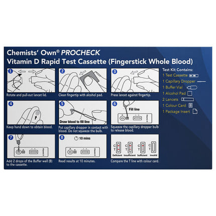 Chemists' Own Procheck Vitamin D Rapid Test