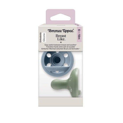 Tommee Tippee Breast like Soother 6-18 Months 2PK