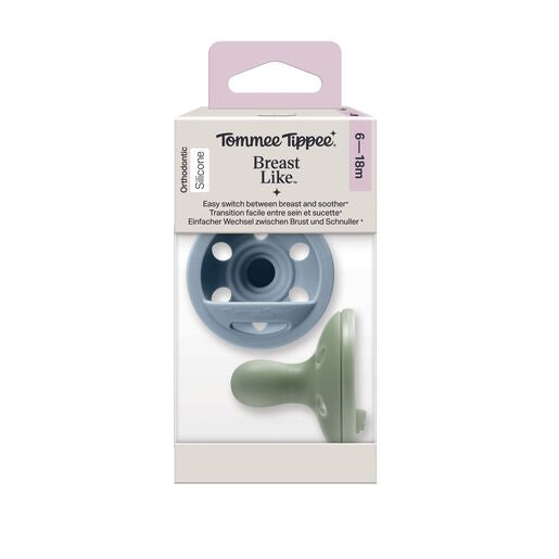 Tommee Tippee Breast like Soother 6-18 Months 2PK