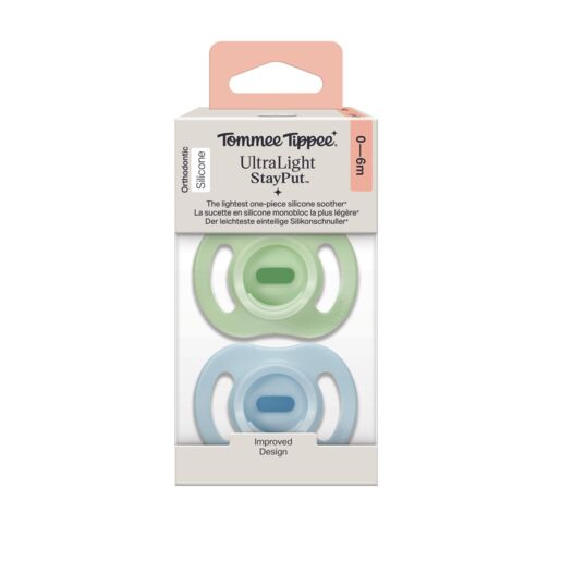 Tommee Tippee Ultralight Soother Day 0-6 Months 2PK