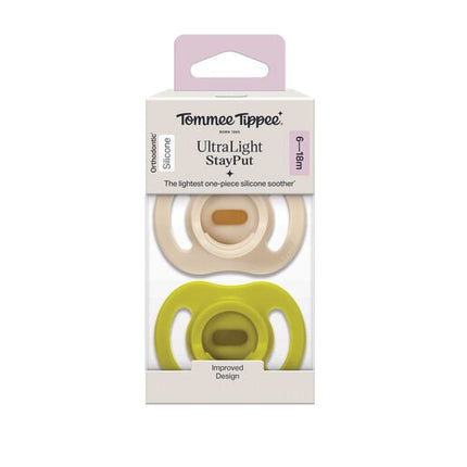 Tommee Tippee Ultralight Soother Day 6-18 Months 2PK