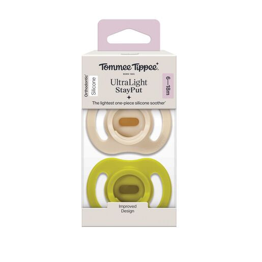 Tommee Tippee Ultralight Soother Day 6-18 Months 2PK