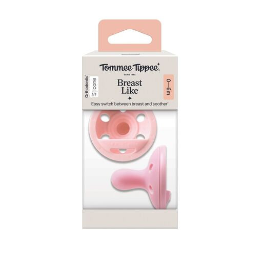 Tommee Tippee Breast Like Soother 0-6 Months 2PK