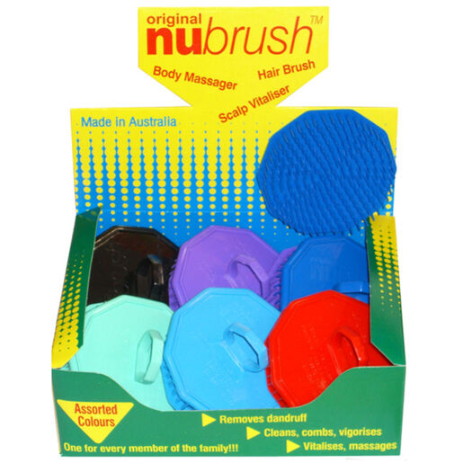 NU Brush Massager Assorted Colours