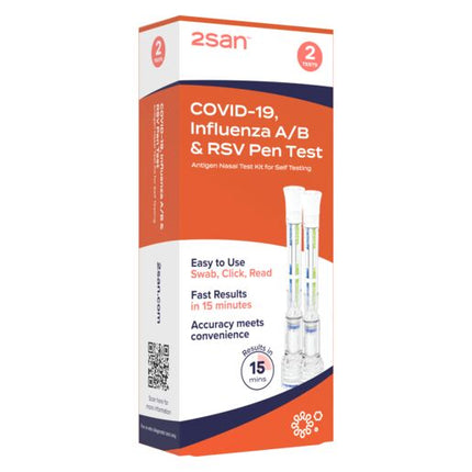 2San COVID-19/Influenza/RSV Pen Test (2 pack)
