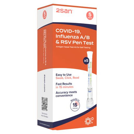 2San COVID-19/Influenza/RSV Pen Test (5 pack)