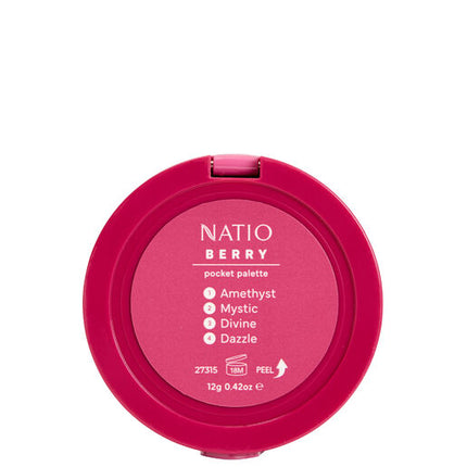 Natio Pocket Palette 12g Berry