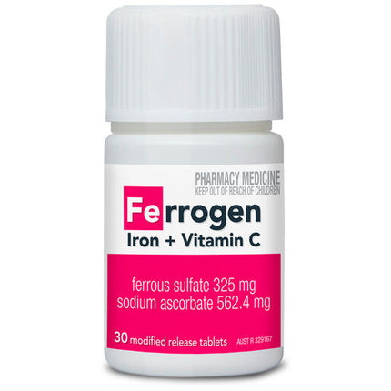 Ferrogen Iron + Vitamin C 30 Tablets