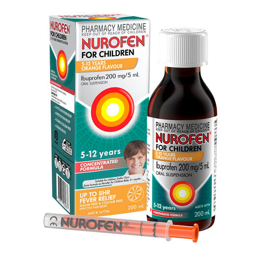 Nurofen For Children 5-12 Years Orange 200ml