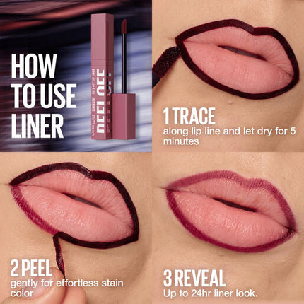 Maybelline Super Stay Peel Off Lip Liner Lip Stain Ray