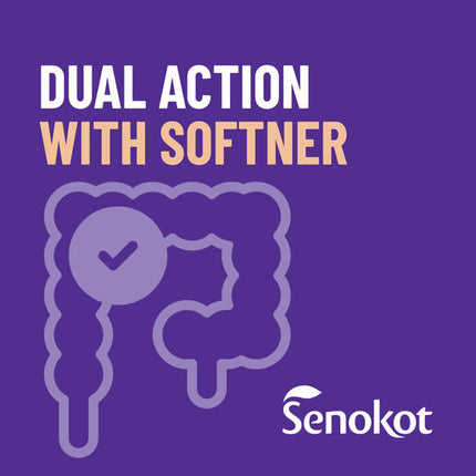 Senokot Dual Action with Softener for Effective Constipation Relief 90 Pack