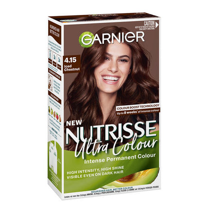 Garnier Nutrisse Hair Colour 4.15 Iced Chestnut