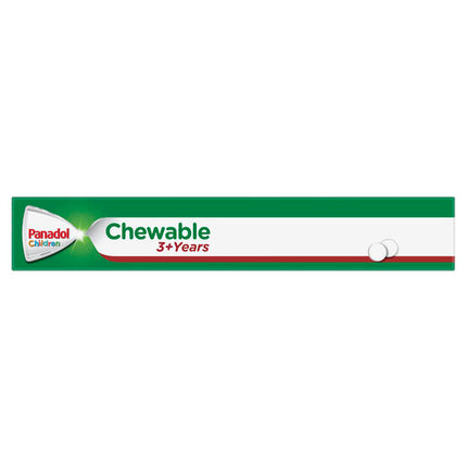 Panadol Children 3+ Years Chewable, Cherry Flavour, 24 Tablets
