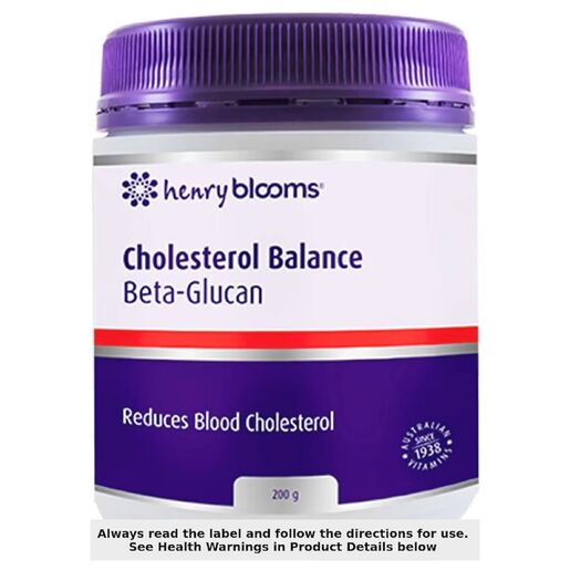 Henry Blooms Cholesterol Balance Beta-Glucan Powder 200g