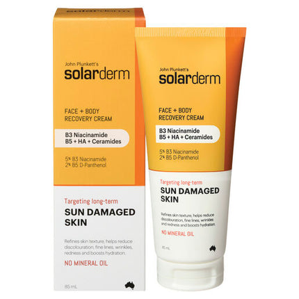 John Plunkett's Solarderm Face & Body Recovery Cream 85g