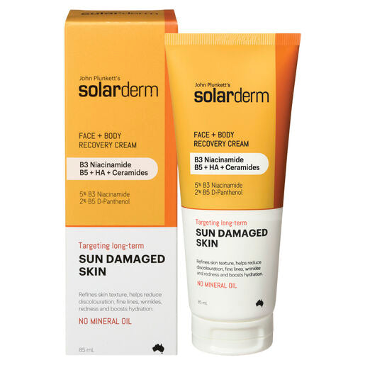 John Plunkett's Solarderm Face & Body Recovery Cream 85g