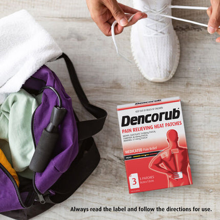 Dencorub Pain Relieving Heat Patches 6 Pack