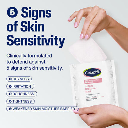 Cetaphil Bright Healthy Radiance Instant Radiance Sheet Mask 23mL x6