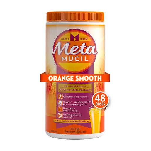 Metamucil Daily Fibre Supplement Smooth Orange 48 Doses