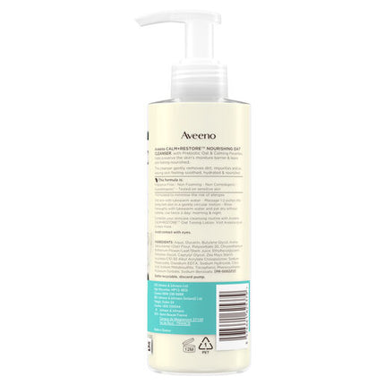 Aveeno Face Calm + Restore Sensitive Skin Nourishing Oat Cleanser 200mL