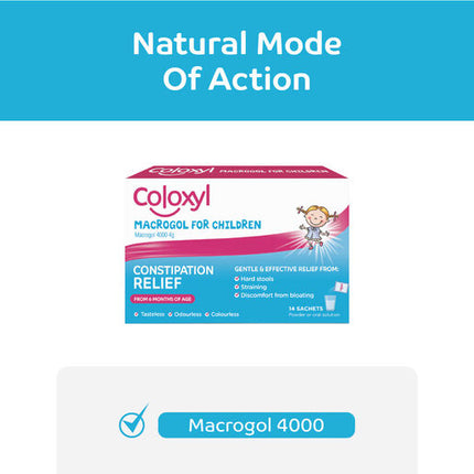 Coloxyl Macrogol for Children 14 Sachets