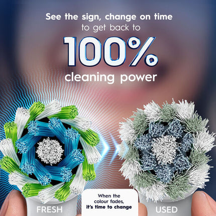 Oral-B Sensitive Clean Electric Toothbrush Replacement Brush Heads, 4 Pack