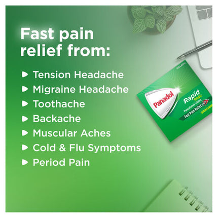 Panadol Rapid Soluble 16 Tablets