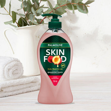 Palmolive Skin Food Body Wash Quandong Peach 750mL