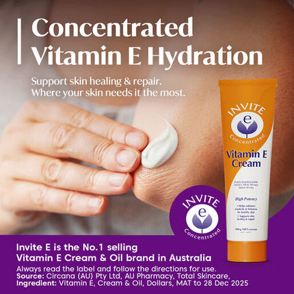 Invite E Concentrated Vitamin E Cream 100g