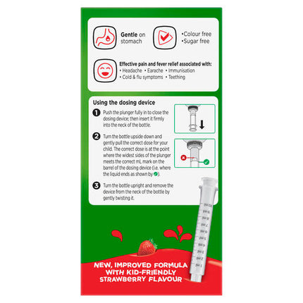Panadol Children 5-12 Years Strawberry 100mL